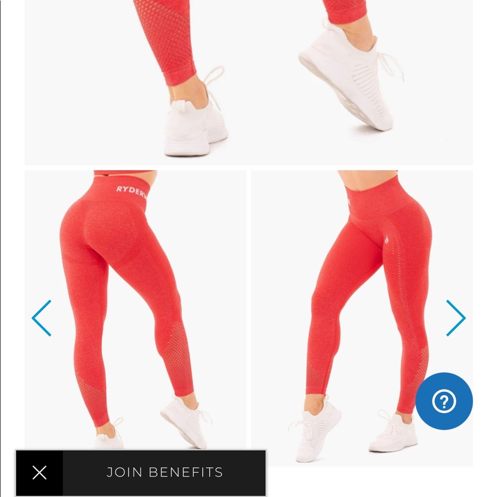 Women’s high waisted Ryderwear leggings